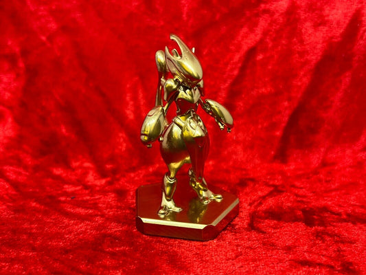 Pokemon #150 Armoured Mewtwo figure Gold TCG Statue