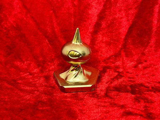 Pokemon #353 Shuppet figure Gold TCG Statue