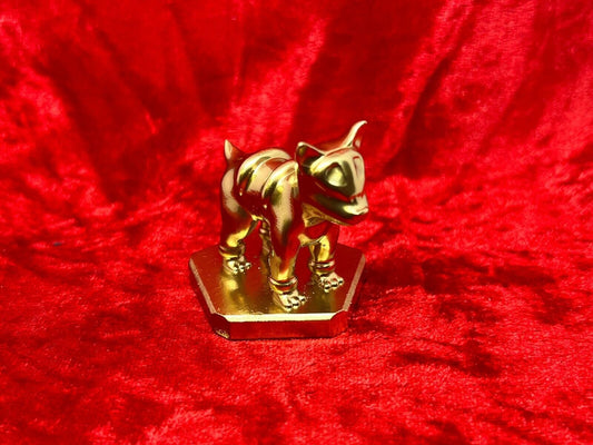Pokemon #228 Houndour figure Gold TCG Statue