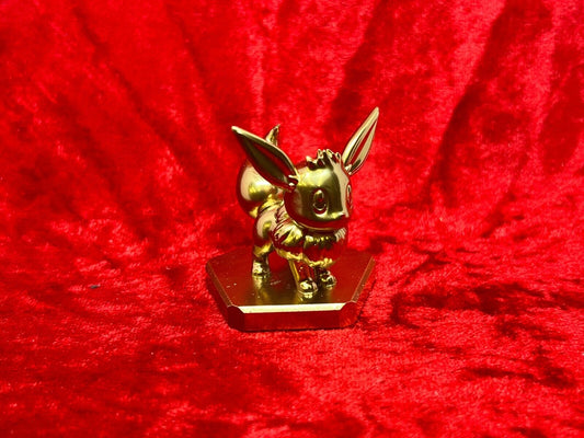 Pokemon #133 Eevee figure Gold TCG Statue
