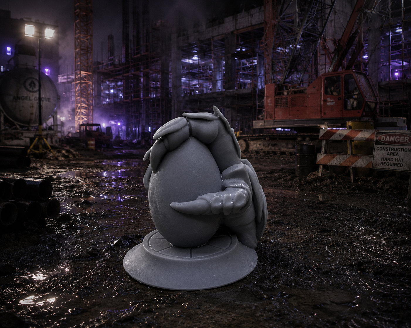 Power Rangers Movie Ivan Oozes Hyperlock Chamber Egg figure Heroes of the Grid