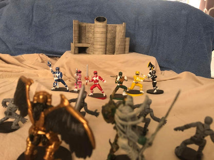 Power rangers heroes of the grid Command centre Dice tower mmpr HOTG board game d&d
