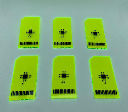 Power rangers in space psycho ranger data cards replica prop 1:2 scale to use with heroes of the grid rise of the psycho rangers expansion