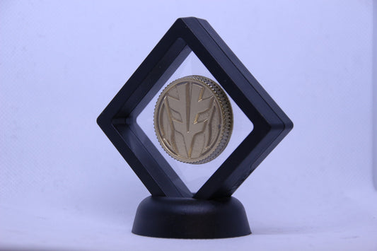 Power Rangers Replica Power Coin White Ranger Tigerzord Tommy Legacy Gold