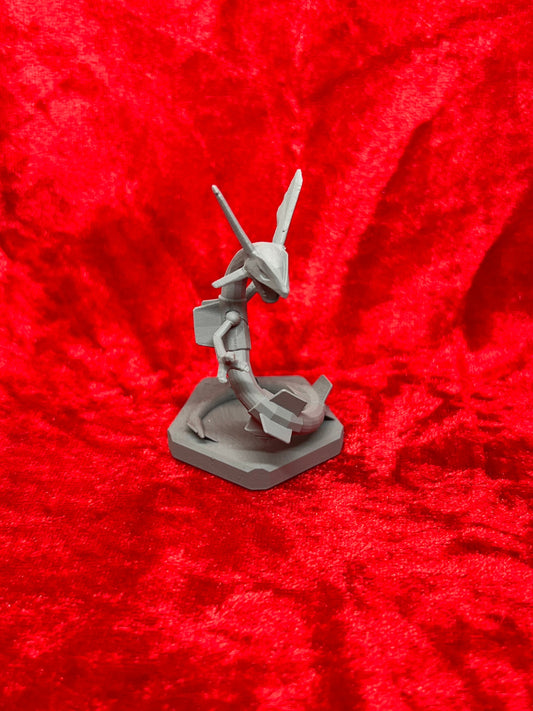 Pokemon #384 Rayquaza figure Grey TCG Statue
