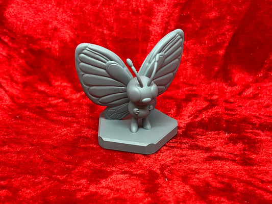 Pokemon #012 Butterfree figure Grey TCG Statue