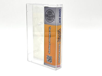 Gameboy game cartridge case Pokemon Yellow Version