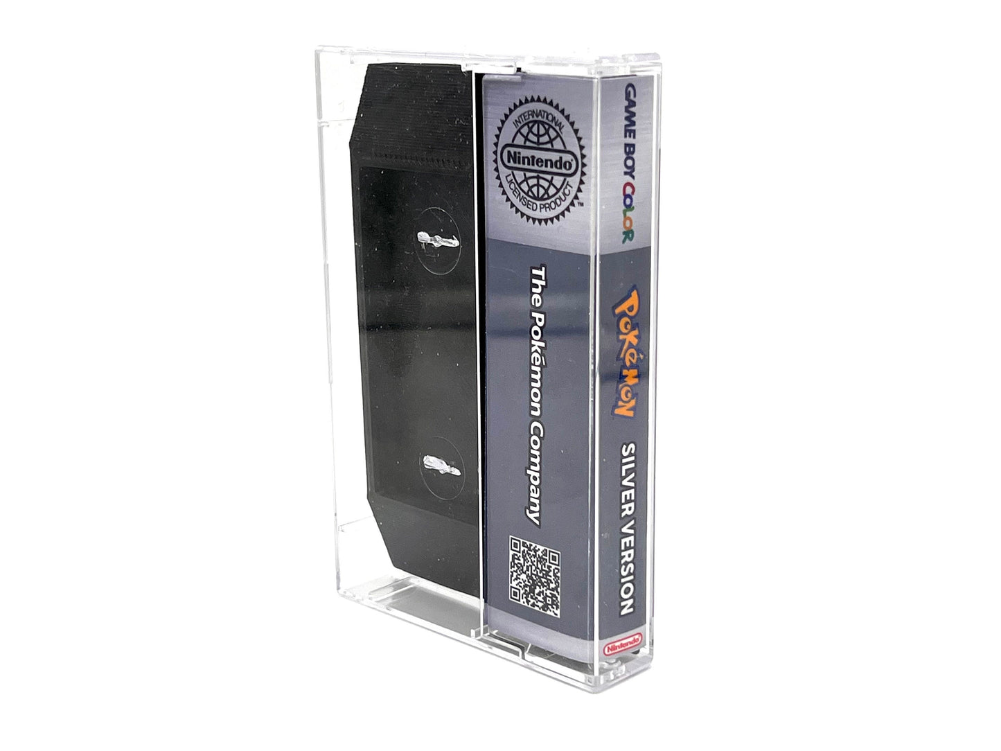 Gameboy game cartridge case Pokemon Silver Version