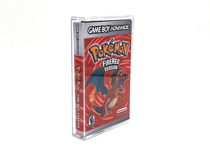 Gameboy Advance game cartridge case Pokemon Fire red Version