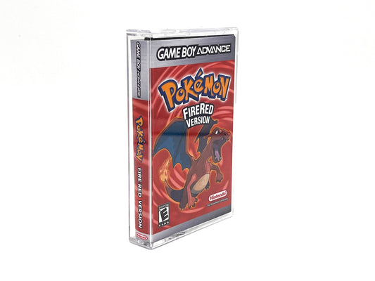 Gameboy Advance game cartridge case Pokemon Fire red Version