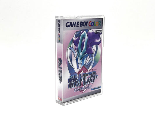 Gameboy game cartridge case Pokemon Crystal Japanese Version