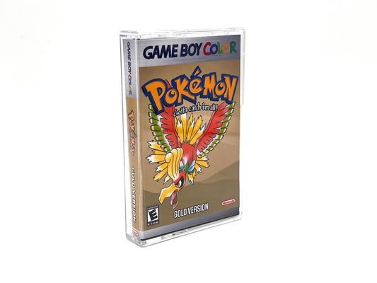 Gameboy game cartridge case Pokemon Gold Version