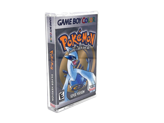 Gameboy game cartridge case Pokemon Silver Version