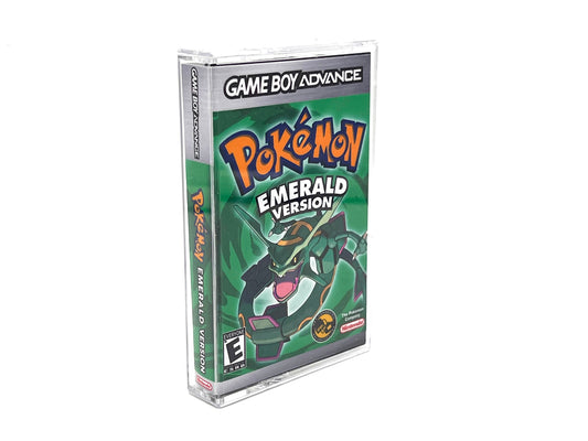 Gameboy Advance game cartridge case Pokemon Emerald Version