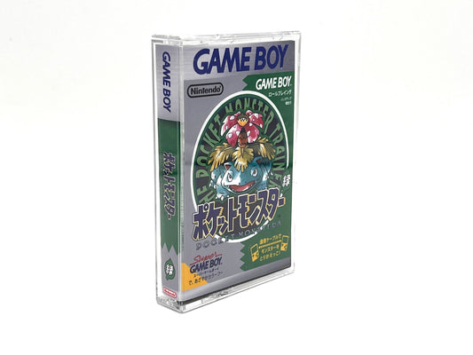 Gameboy game cartridge case Pokemon Green Japanese Version