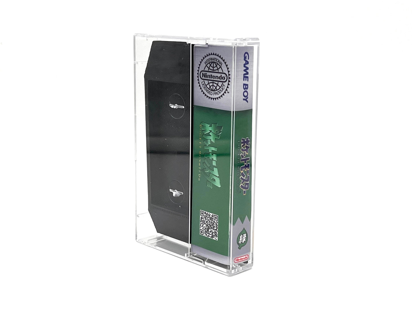 Gameboy game cartridge case Pokemon Green Japanese Version
