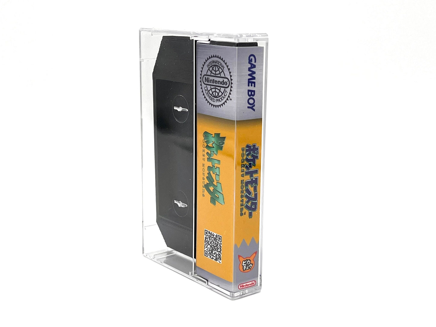 Gameboy game cartridge case Pokemon Yellow Japanese Version