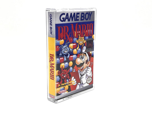 Gameboy game cartridge case Dr Mario Retro gaming