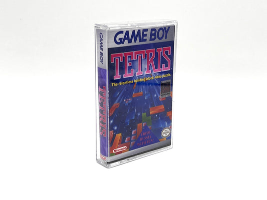 Gameboy game cartridge case Tetris Retro gaming