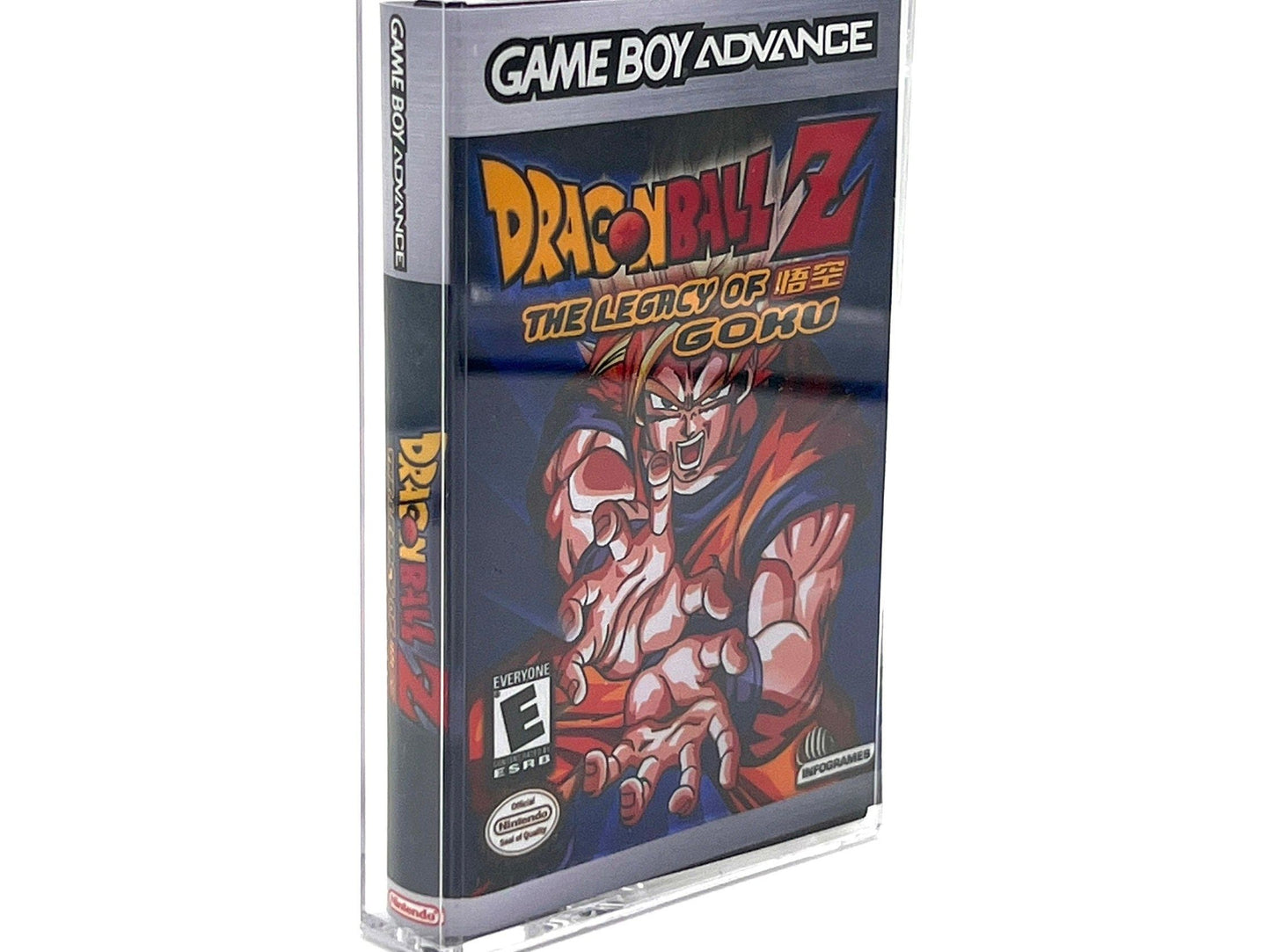 Gameboy Advance game cartridge case Dragonball Z The Legacy of Goku