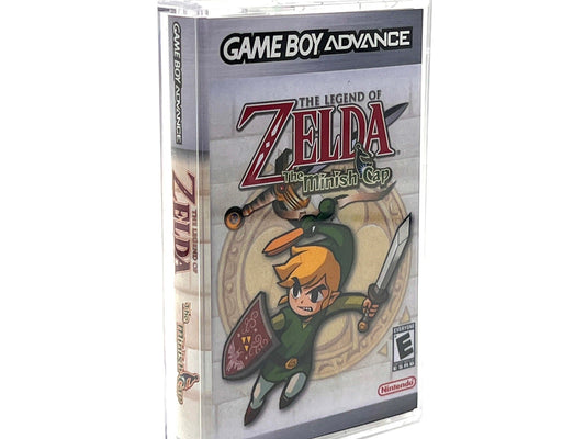 Gameboy Advance game cartridge case The Legend of Zelda The Minish Cap