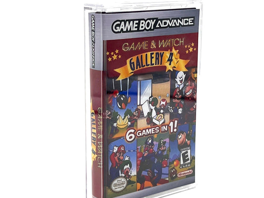 Gameboy Advance game cartridge case Game and Watch Gallery 4