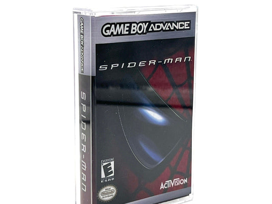 Gameboy Advance game cartridge case Spiderman
