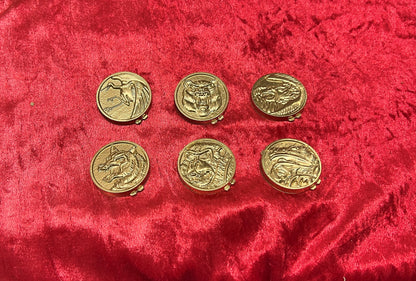 Power Rangers Ninjetti power coins for 1993 Morpher