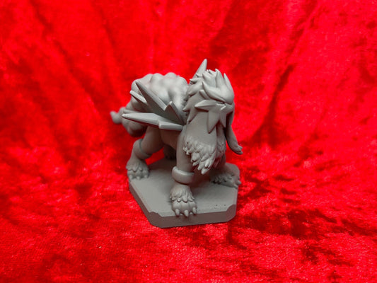 Pokemon #244 Entei figure Grey TCG Statue Legendary Dog