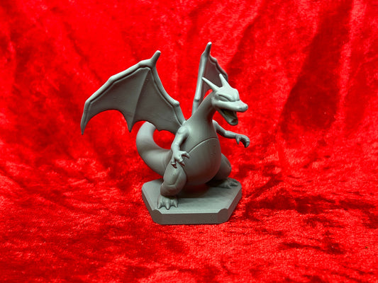 Pokemon #006 Charizrad figure Grey TCG Statue