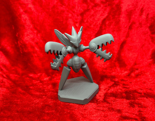 Pokemon #212 Mega Scizor figure Grey TCG Statue