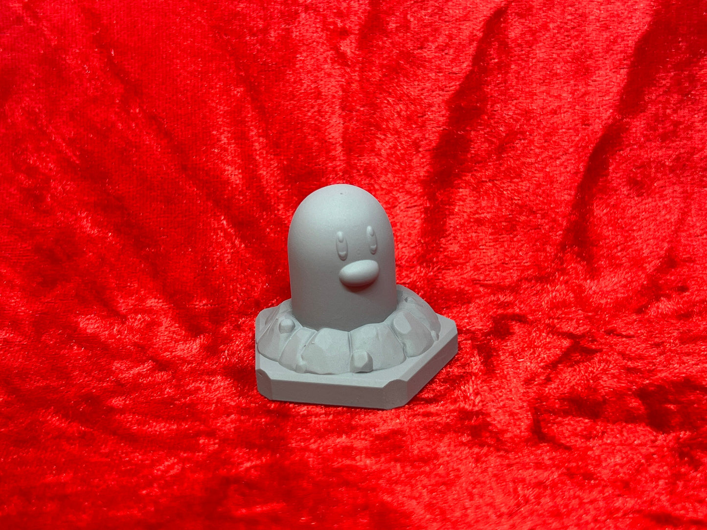Pokemon #050 Diglett figure Grey TCG Statue