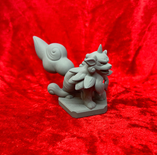Pokemon #059 Arcanine Hisuian Figure Grey TCG Statue