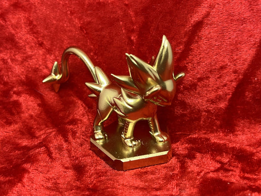 Pokemon #405 Luxray figure Gold TCG Statue