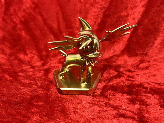 Pokemon #492 Shaymin Sky Form figure Gold TCG Statue