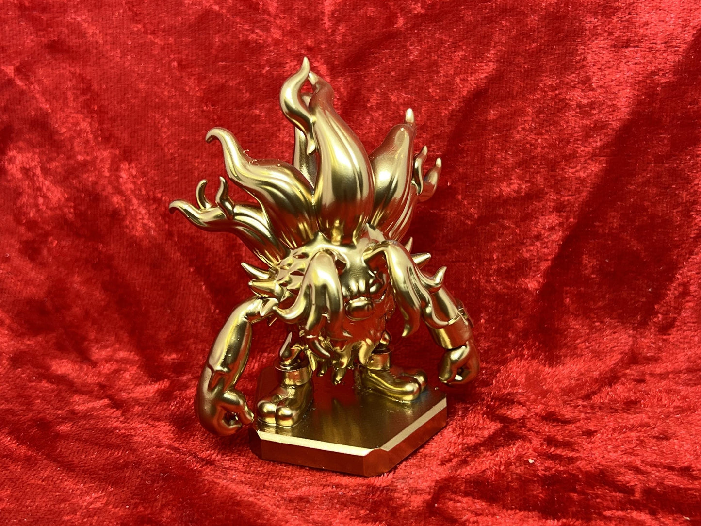 Pokemon #979 Annihilape figure Gold TCG Statue