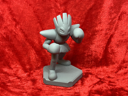Pokemon #107 Hitmonchan figure Grey TCG Statue