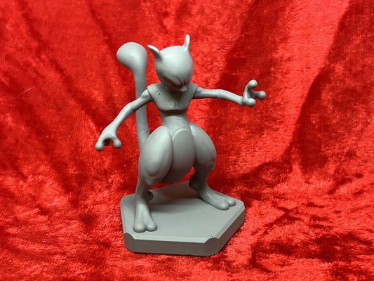 Pokemon #150 Mewtwo figure Grey TCG Statue