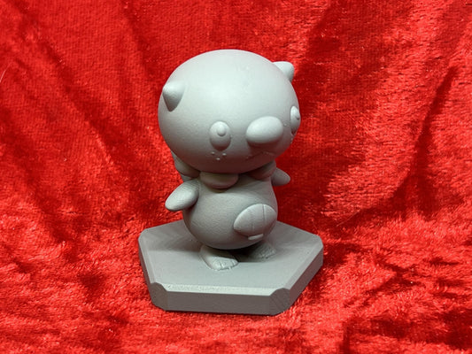 Pokemon #501 Oshawott figure Grey TCG Statue