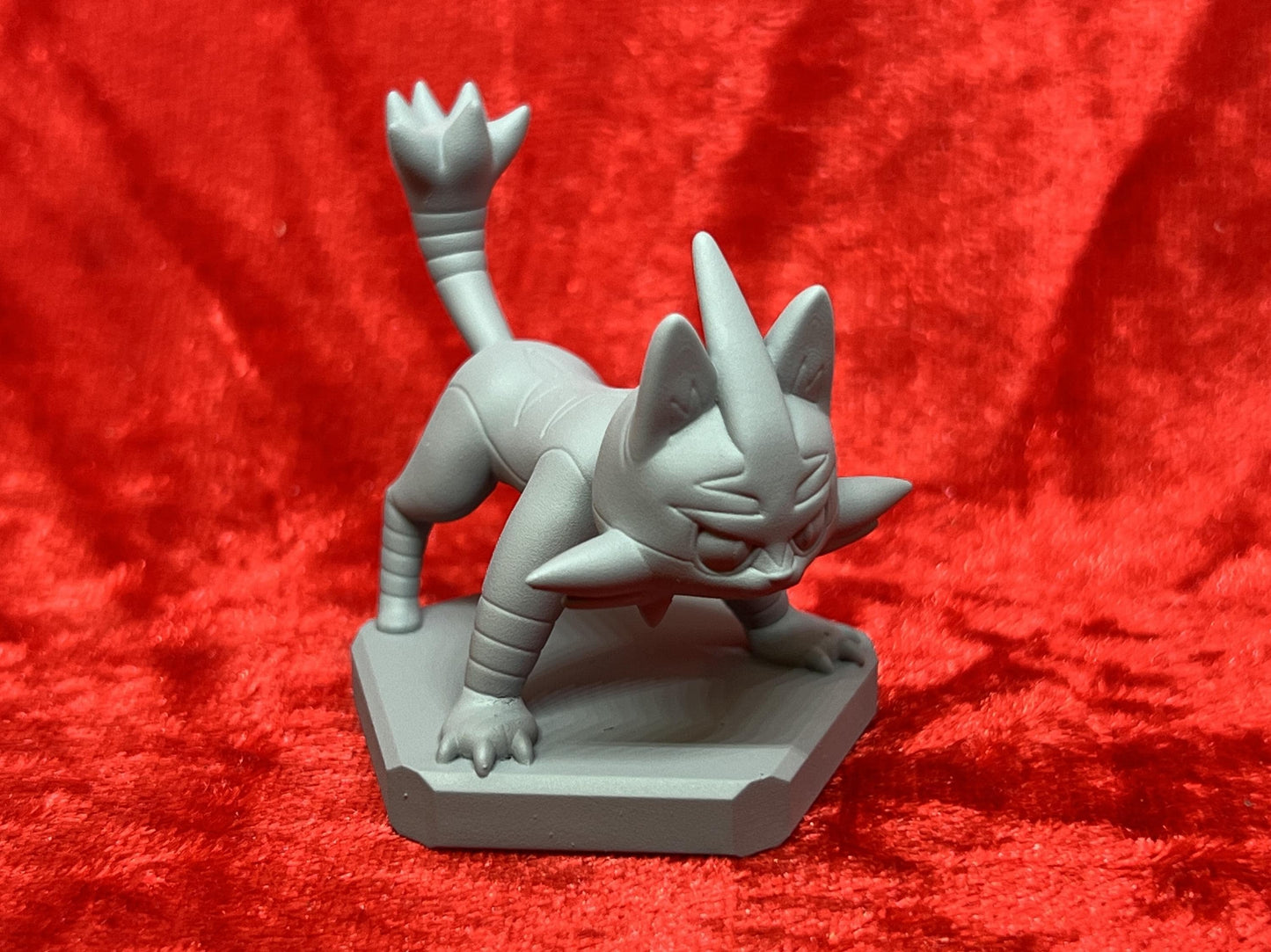 Pokemon #726 Torracat figure Grey TCG Statue