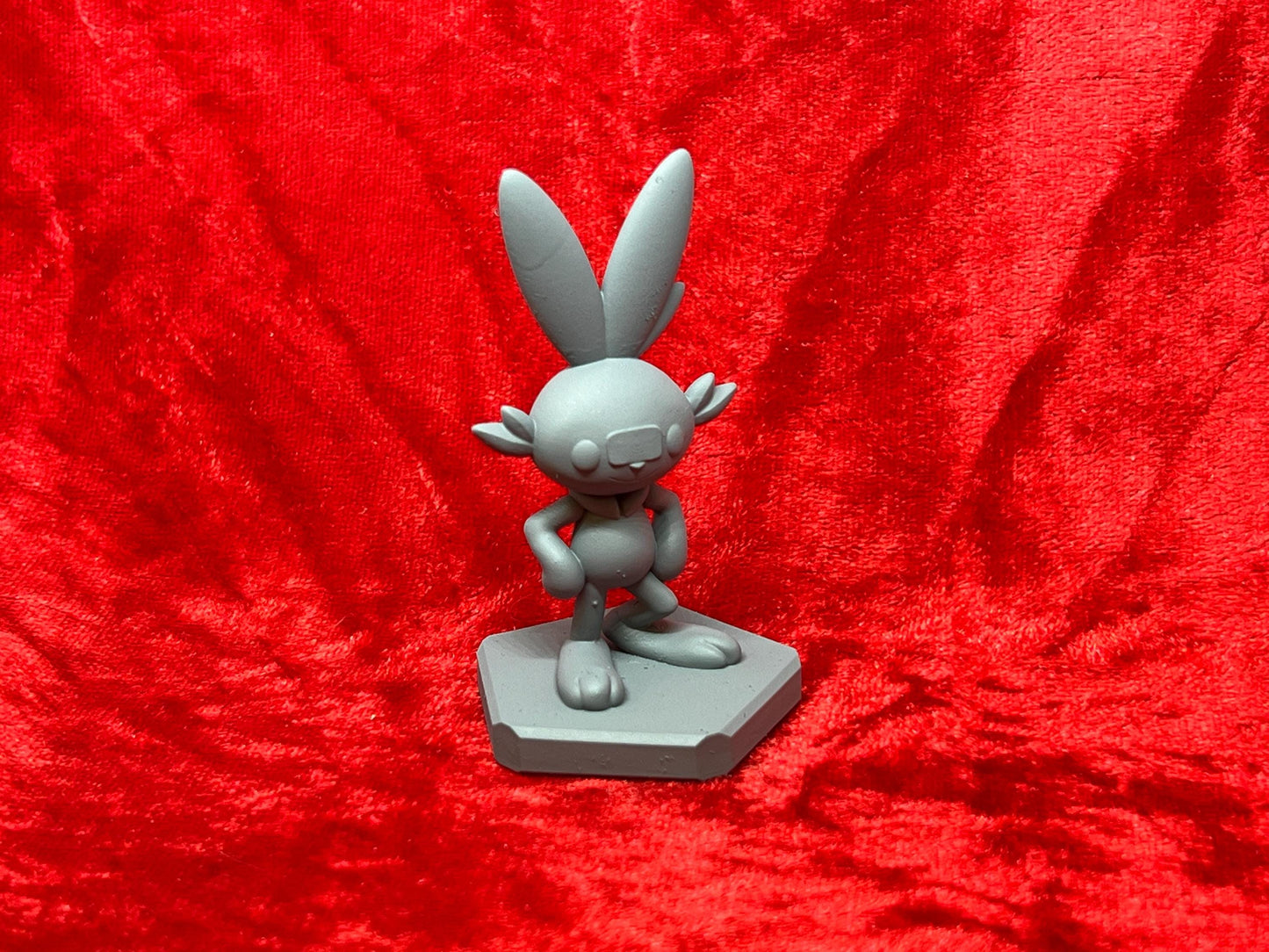 Pokemon #813 Scorbunny Grey TCG Statue