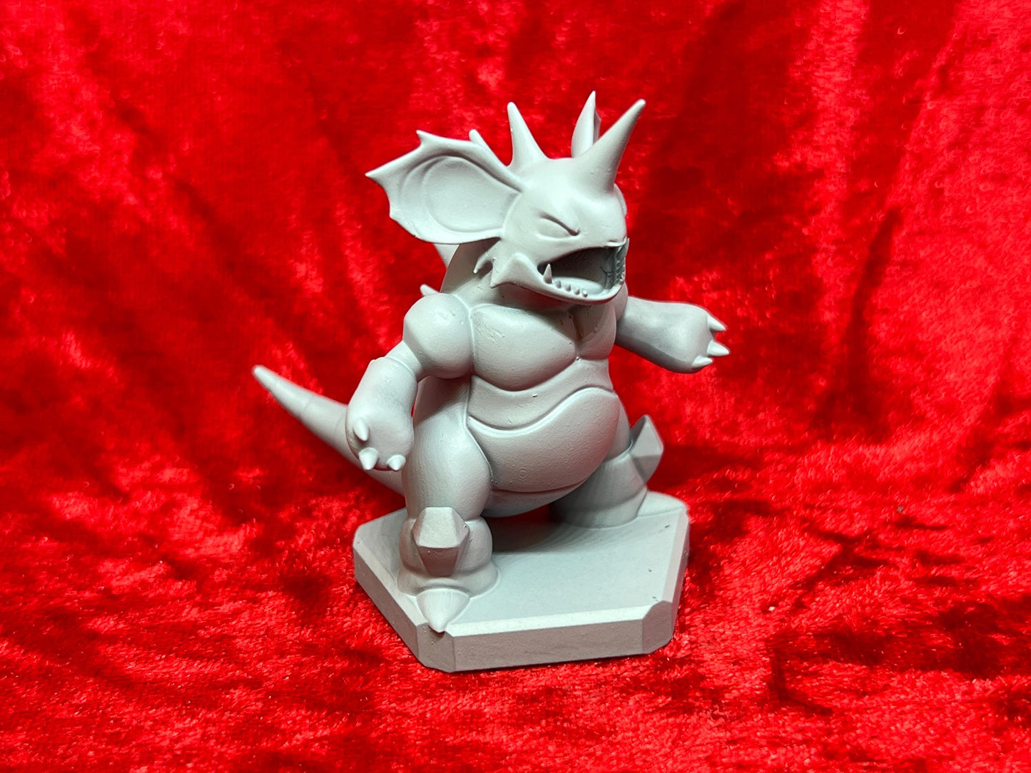 Pokemon #034 Nidoking Grey TCG Statue