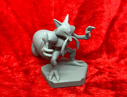 Pokemon #064 Kadabra figure Grey TCG Statue