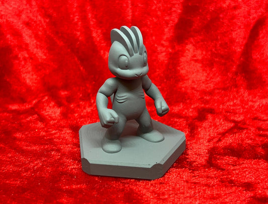 Pokemon #066 Machop figure Grey TCG Statue