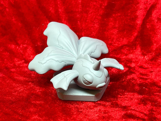 Pokemon #118 Goldeen figure Grey TCG Statue