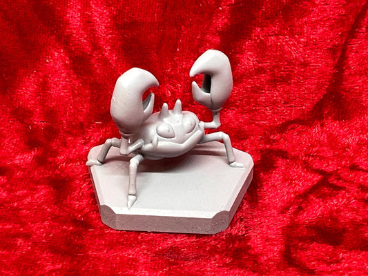 Pokemon #098 Krabby figure Grey TCG Statue