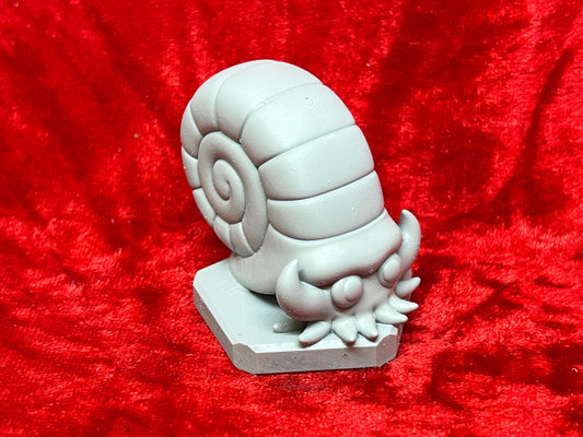 Pokemon #138 Omanyte figure Grey TCG Statue Fossil