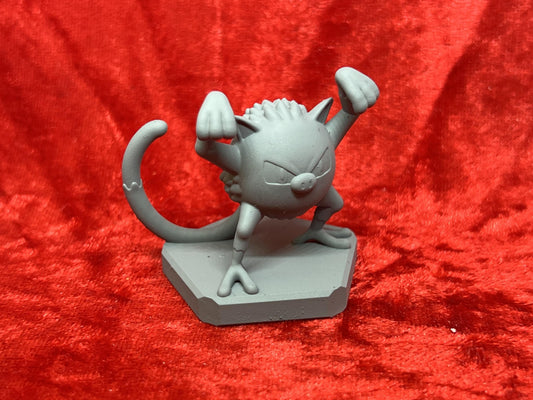 Pokemon #056 Mankey figure Grey TCG Statue