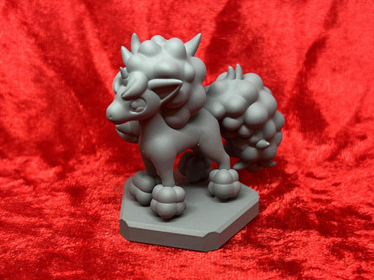 Pokemon #077 Galarian Ponyta figure Grey TCG Statue