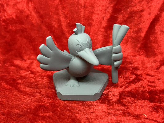 Pokemon #083 Farfetched figure Grey TCG Statue